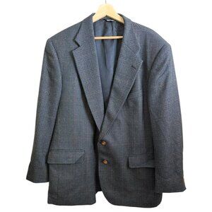 Polo University Club‎ Ralph Lauren Plaid Blazer Navy 46 Preppy Academia